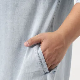 Urbano Plus Men Washed Denim Jacket image 5