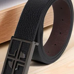 Roadster Men Textured PU Formal Belt-picture-38