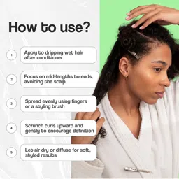 The Curl Co Set Of 3 Hold Curl Cream -200 g Curl Gel -150 g & Shine Serum -50 ml image 5
