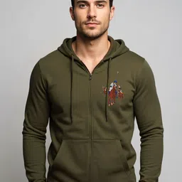ADRO Men Printed Hooded Sweatshirt-picture-10