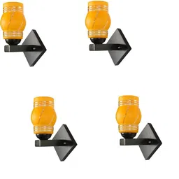 SOMIL Yellow Cylinder Glass Wall Lamps-picture-24