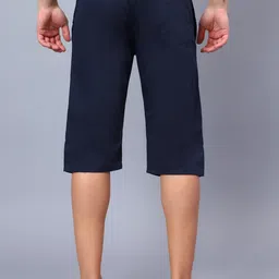 HAUWER Men Regular Fit Mid-Rise Cotton Shorts image 3