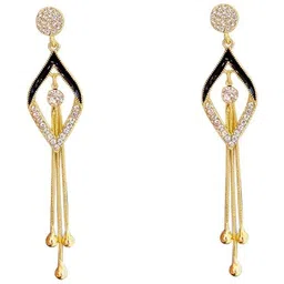 Celestique Geometric Drop Earrings image 3