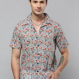 SHOWOFFFF Men Comfort Floral Printed Casual Shirt-picture-34