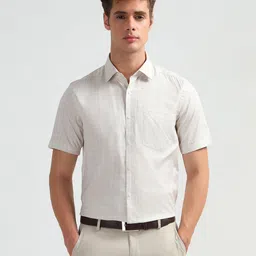 Arrow Men Windowpane Checks Checked Casual Shirt image 3