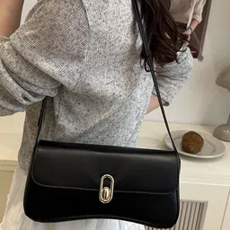 LULU & SKY Women Solid Structured Shoulder Bag image 4