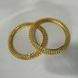 MAA sitala store Set of 2 Gold-Plated Brass-image-11