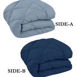 CHICERY Blue Geometric Heavy Winter Single Bed Comforter image 3