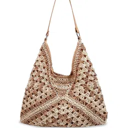 StyleCast x Revolte Ethnic Motifs Textured PU Half Moon Sling Bag image 2