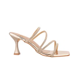 Shoetopia Women Embellished Stiletto Heel Sandals image 2