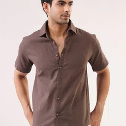 TRULOOM Spread Collar Cotton Casual Shirt image 3