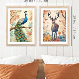 WALLLANE Brown Wood Wall Art image 3