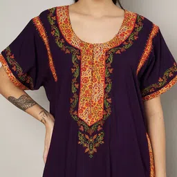 KOI SLEEPWEAR Embroidered Maxi Nightdress image 2