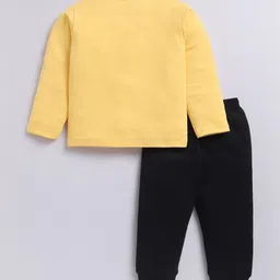 Toonyport Boys Typography Printed Round Neck Pure Cotton T-shirt With Trousers image 5