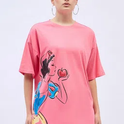 DressBerry Women Printed Drop-Shoulder Sleeves T-shirt-picture-24