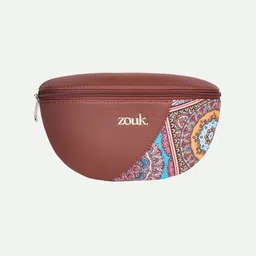 alt by zouk ZOUK Women Mandala Printed Leather Waist Pouch-picture-37