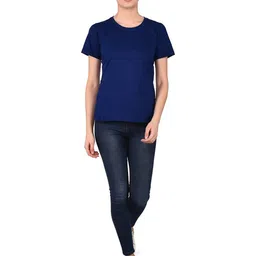 BEYOU FASHION Women Pockets Slim Fit T-shirt image 2