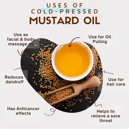 Coco Crush Cold Pressed Mustard Oil- 100ml image 3