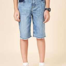 Coolsters by Pantaloons Boys Washed Denim Shorts-picture-5