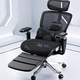 DROGO Black 360 Ergonomic Study Arm Chair with Patented Flow Technology-picture-36
