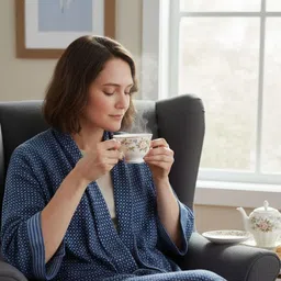 Tharunsha Elite Blue & Black Geometric Reversible AC Room 300 GSM Pure Cotton Blanket image 3