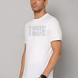 SZN Typography Printed Round Neck Short Sleeves Regular Fit Casual T-shirt-picture-41