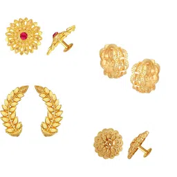 VIVASTRI Women Gold-Plated Alloy Earrings-picture-34