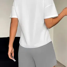 My Swag Printed Half Sleeve Relaxed Fit T-shirt And Shorts image 2