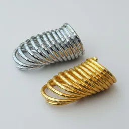 SZN Set Of 26 Gold-Plated & Silver Plated Bangles-picture-37