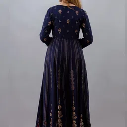 Jaipurite Women Ethnic Motifs Printed Anarkali Kurta image 2