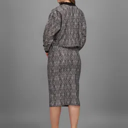 MILOST Printed Oversized Top With Skirts Co-Ords image 2