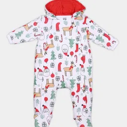 MINI KLUB Boys Printed Hooded Sleepsuit-image-43