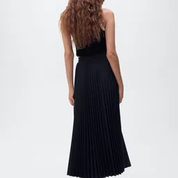 MANGO Pleated Midi Wrap Skirt image 4