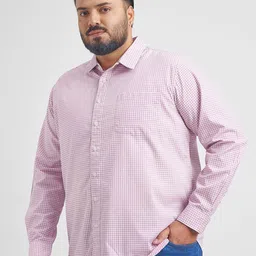 HIGHLANDER Men Slim Fit Gingham Checks Checked Casual Shirt image 4