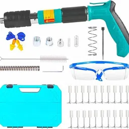 suicune Concrete Nail Gun Kit with 10pcs Nails, 3 Speed Adjustable Manual Steel Nail Gun Heavy Duty Fast Hitting Rivet Gun-picture-25