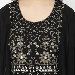 TS LIFESTYLE Embroidered Maxi Fit & Flared Ethnic Dress image 2