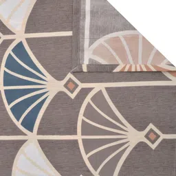 Arrabi Grey & Teal Geometric Printed 350 TC King Bedsheet Set 2.70 m x 2.60 m image 3