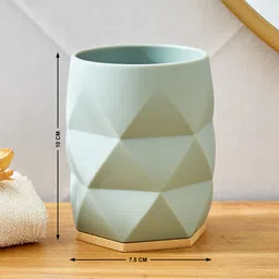 Home Centre Green & Beige Textured Plastic image 4