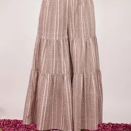 Aramya Women Striped Ethnic Palazzos-picture-13