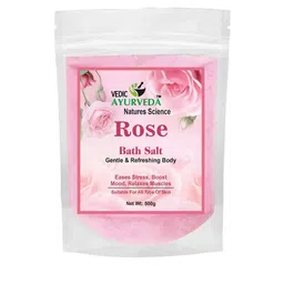VEDICAYURVEDA Rose Bath Salt With Vitamin E - 500 g-image-29