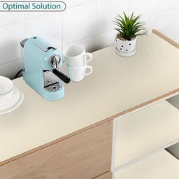 Aura Cream-Coloured 2 Pieces Shelf Liner Organisers image 4