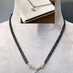 Anouk Pack of 5 Gold-Plated Brass Mangalsutra-picture-22