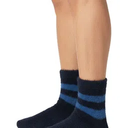 Cdeck Men Striped Pure Wool Calf Length Socks-picture-27