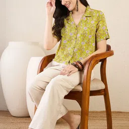 Anouk Rustic Women Floral Printed Shirt Style Top-picture-41