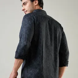 TIM PARIS Men Classic Printed Casual Shirt image 2