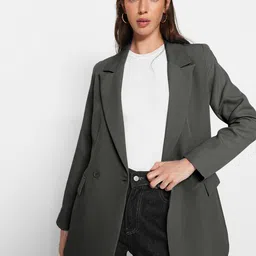 Trendyol Women Longline Open Front Jacket-picture-11