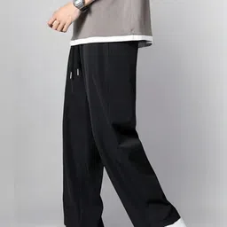 GROOFINGS Men Relaxed Fit Mid-Rise Trousers image 3