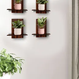 OLIVE TREE 4 Pieces Planter Stand Wall Shelves-image-27