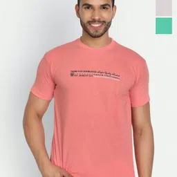 ZEFFIT Men Typography 3 Printed T-shirt image 1