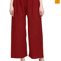 ERUDITE CLUB Women 2 Flared Palazzos-image-38